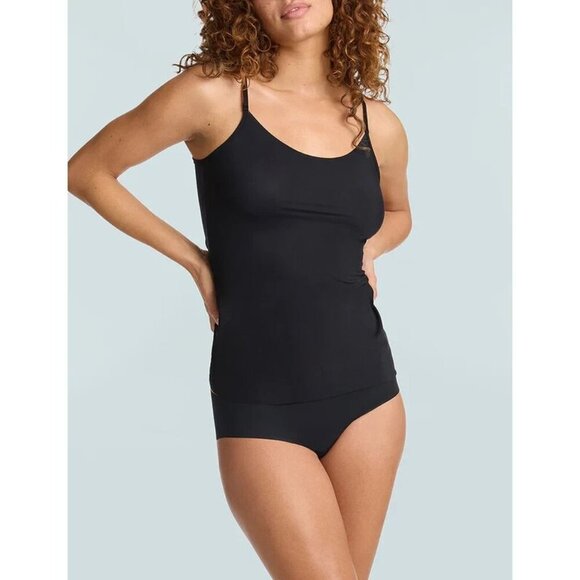 Commando Women's Black Tank Top Stretchy Smoothing Whisper Weight Cami Size L - Picture 1 of 6
